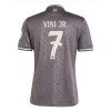 Camisola + Calções Real Madrid Vini JR 7 Criança Equipamento 3ª 24/25